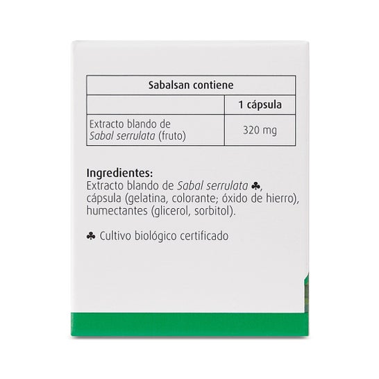Sabalsan A Vogel 30 Cápsulas