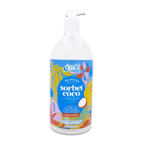 MKL Green Nature Gel de Banho Sorvete de Coco Sem Sabão 1000 ml