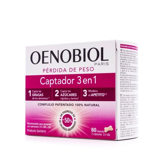 Oenobiol 3 em 1 Captador de Gorduras 60caps