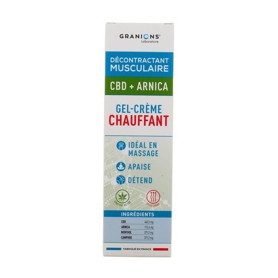 Granions Descontraturante Muscular Gel-Creme Cbd Arnica 75ml