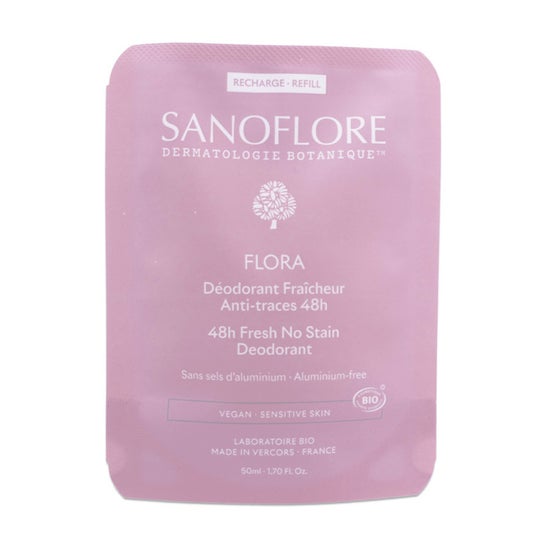 Sanoflore Recharge Desodorizante Flora Roll-On 50 ml