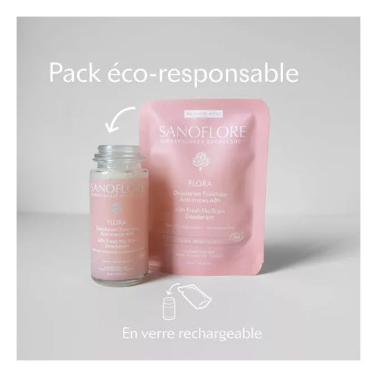 Sanoflore Recharge Desodorizante Flora Roll-On 50 ml