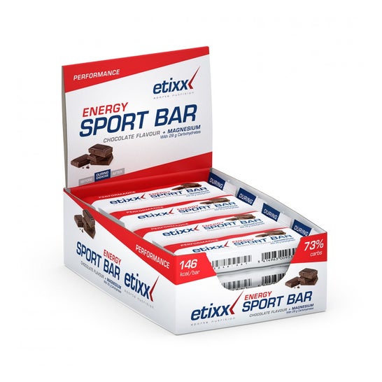 Etixx Energy Sport Bar Sabor Chocolate 12uds