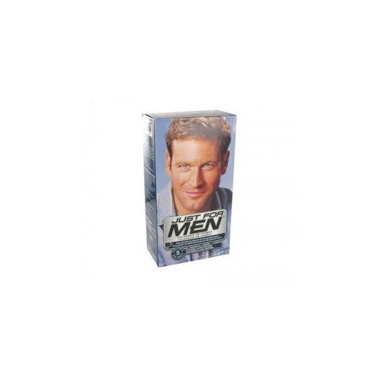 Apenas para homens shampoo coloração castanho claro 30ml