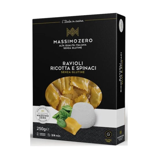Massimo Zero Ravioli de Ricotta y Espinacas Sin Gluten 250g