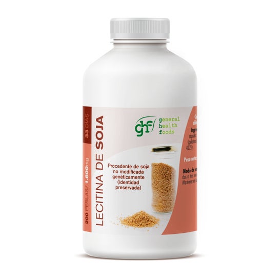 GHF Lecitina 1600mg 200 cápsulas moles