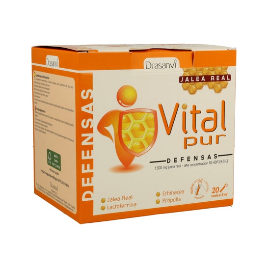Drasanvi Vitalpur Geleia real defesas 20udsx15ml