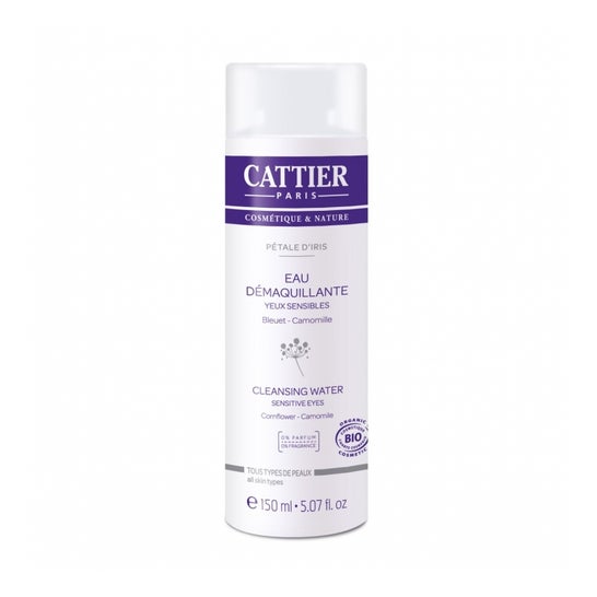 Cattier eau demaquillante BIO olhos sensíveis a camomila mirtilo 150 ml