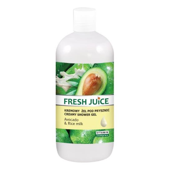 Fresh Juice Creamy Shower Gel Avocado & Rice Milk 500ml