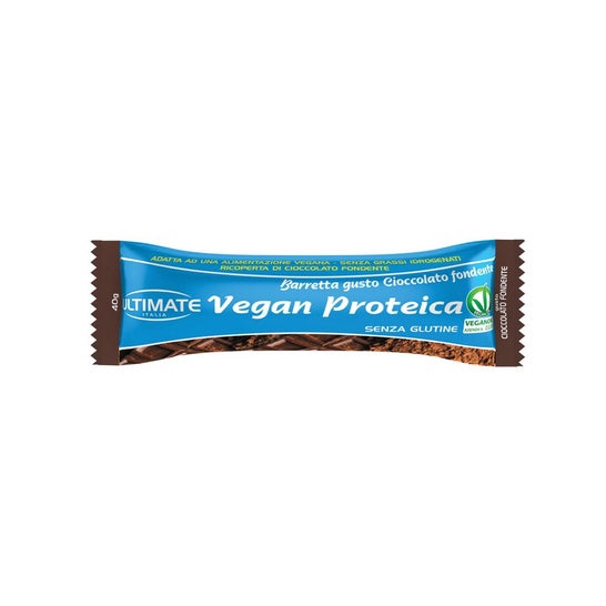 Ultimate Barrita Vegana Proteica Chocolate Oscuro 40g