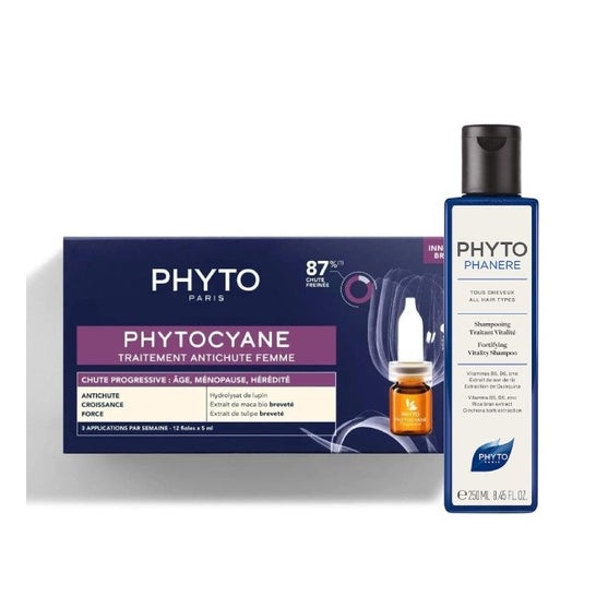 Phytocyane Kit Anti-queda Progressivo Mulher + Shampoo