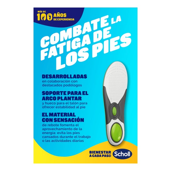 Scholl LiquiFlex Plantillas Soporte Diario Talla 1 1 Par