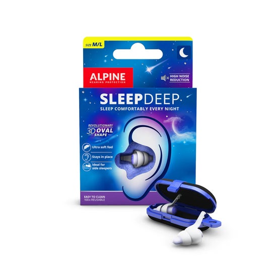 Tampões Auriculares 3D Alpine Sleepdeep 1ut