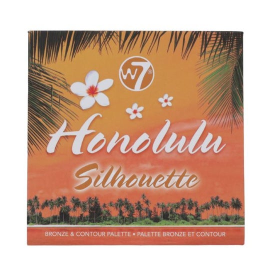 W7 Honolulu Silhouette Bronze & Contour Palette 1 Unidade