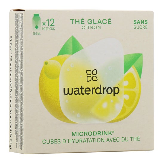 Waterdrop Microdrink Ice Tea Citron Zero Sugar 12 Unidades