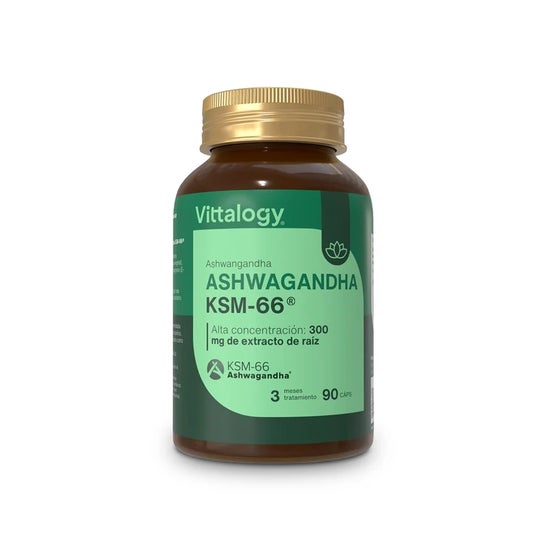Vittalogy Ashwagandha KSM-66 90 cápsulas