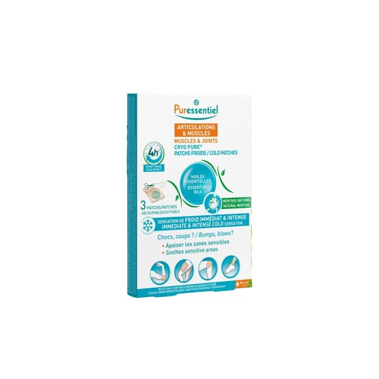 Puressentiel Articulações & Músculos Cryo Pure Patch 3 Unidades