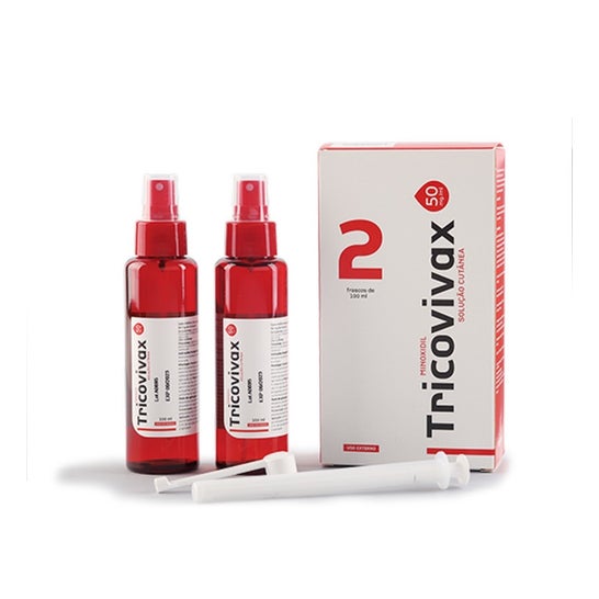 Tricovivax Minoxidil 50mg/ml Solução Cutânea 2x100ml