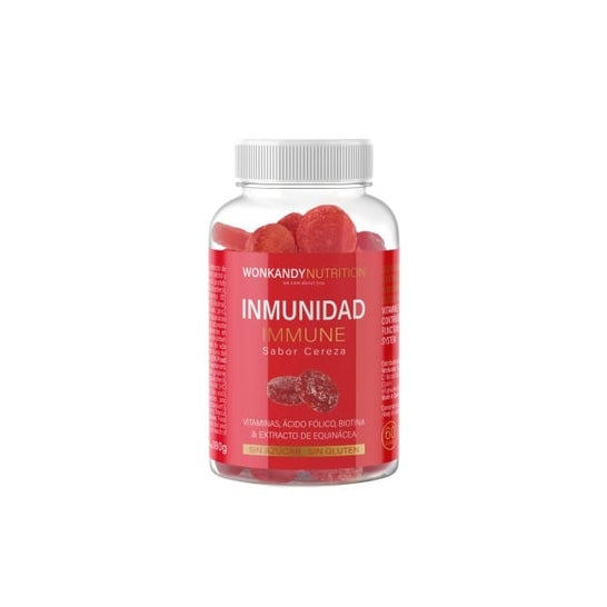 Wonkandy Nutrition Immunity Cereja Gummies 60 Unidades