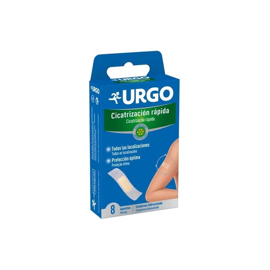Curativos hidrocolóides de cura rápida Urgo 8uds
