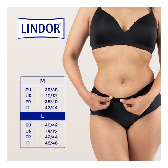 Lindor Lady Ropa Interior Lavable Menstruación y Pérdidas de Orina Talla L