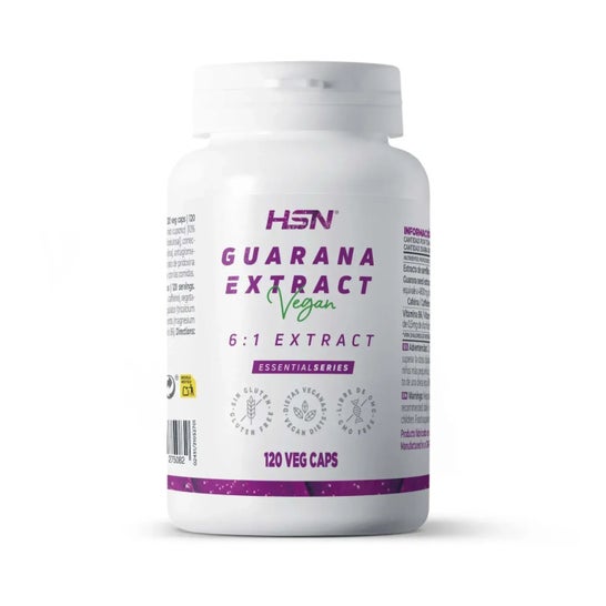 HSN Extracto de Guaraná 6:1 400mg 120vcaps