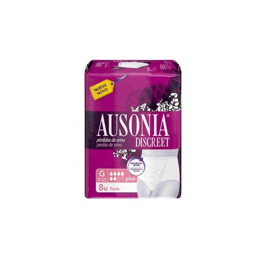 Ausonia Discreto Pant Plus TG 8uds