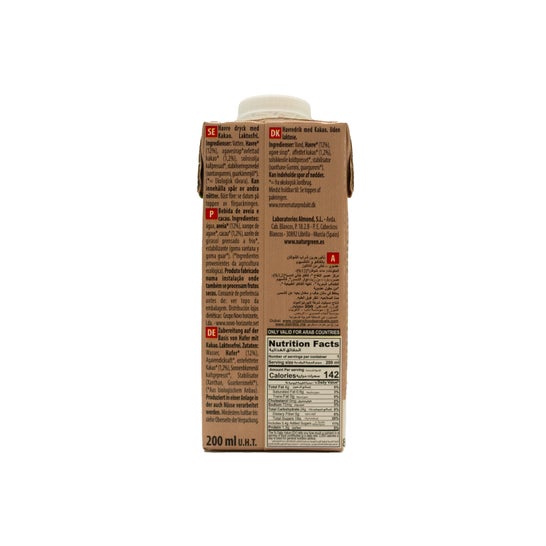 Aveia Naturgreen orgânica e bebida de cacau com cálcio 200 Ml