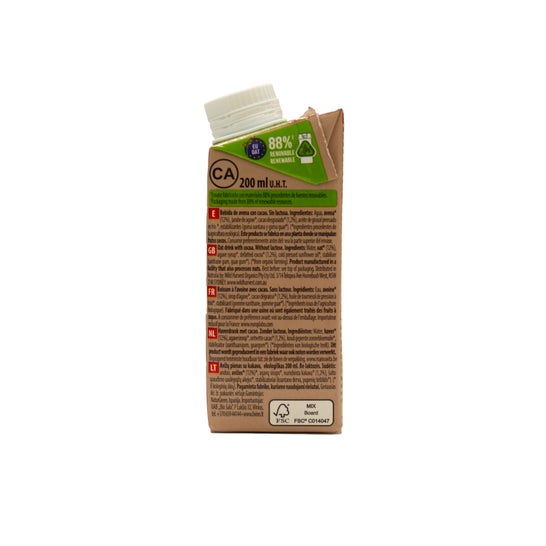 Aveia Naturgreen orgânica e bebida de cacau com cálcio 200 Ml