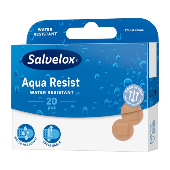 Salvelox Aqua Resist curativos redondos 20uds