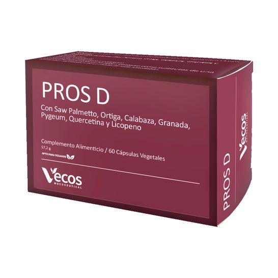 Vecos Nucoceuticals Suplemento Natural para la Próstata 60caps