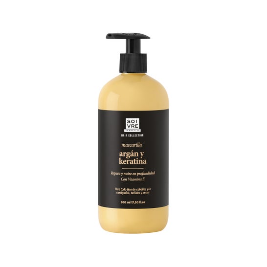 Soivre máscara capilar nutritiva óleo de argão e queratina 500ml