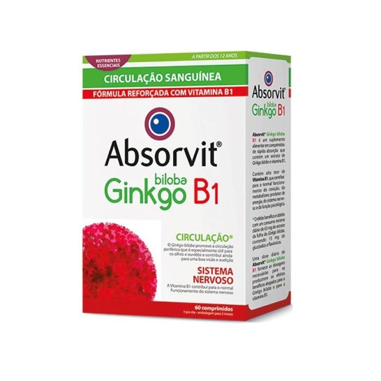 Absorvit Biloba Ginkgo + B1 60comp