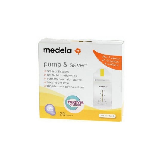 Medela Pump & Save Maternal Milk Bags caixa de 20