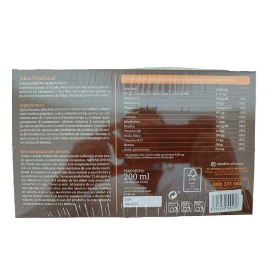 Black Bee Vitalidad 2ª Unidad 50% Black Bee,