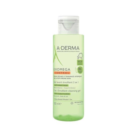 Exomega Control Gel Limpeza Emoliente 2 En 1 100ml