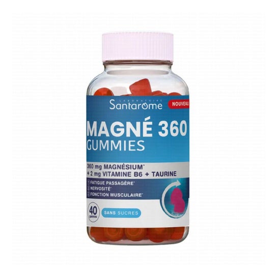 Santarome Magné 360 Sem Açúcar 40 Gummies