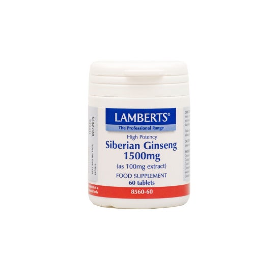 Lamberts Siberian Ginseng 1500mg Comp 60