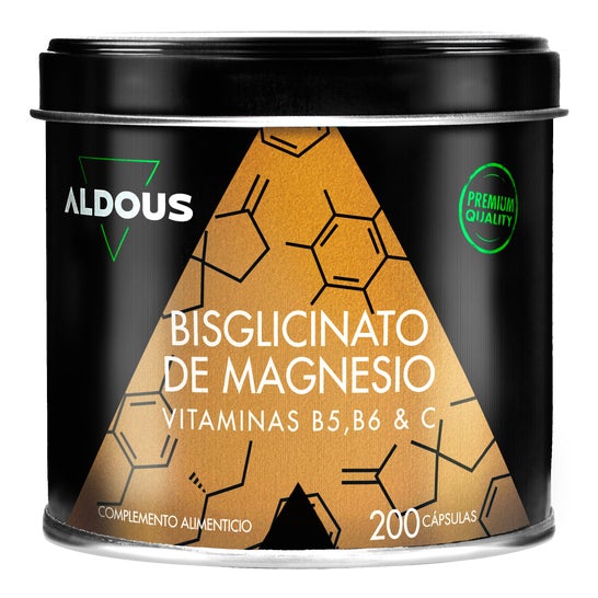 Aldous Bisglicinato de Magnesio 200 cápsulas