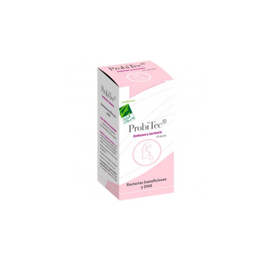 100% Natural Probitec Gravidez &amp; Lactação 30 cápsulas