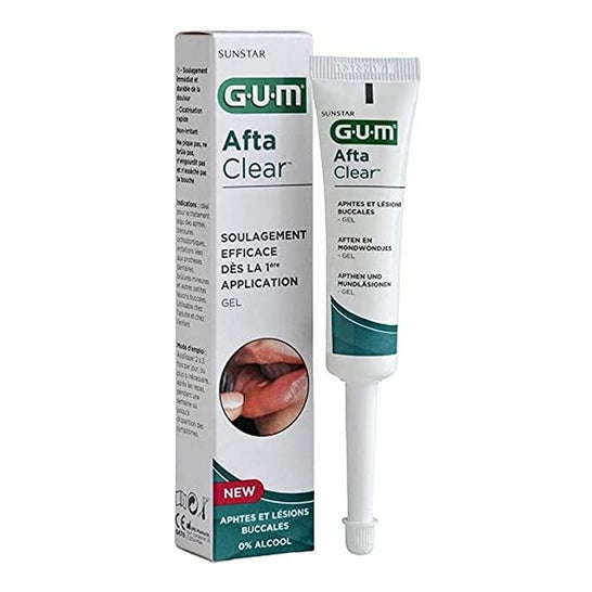 Gum Afta Clear Gel Aftas y Lesiones Bucales 10ml