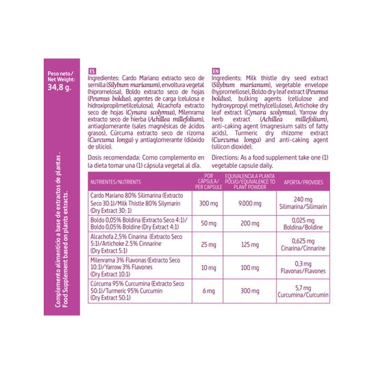 Natureza Essential Marianocomplex Thistle 9.725Mg 60caps