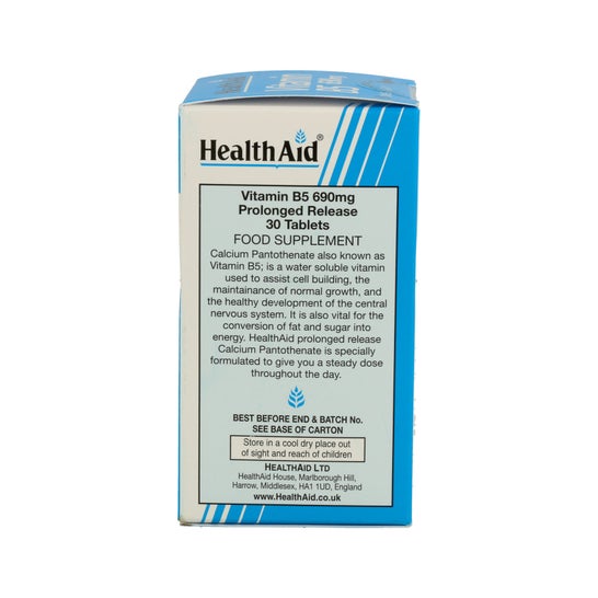 Ajuda de Saúde Vitamina B5 690mg