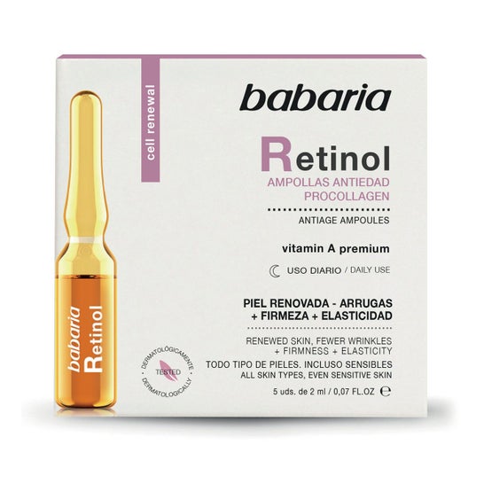 Babaria Retinol Anti-Aging Treatment Ampolas 5 unidades