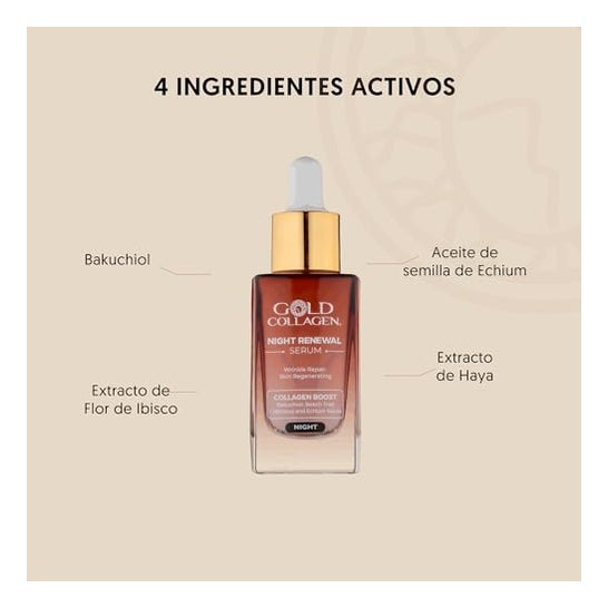 Gold Collagen Night Renewal Serum 30ml Gold Collagen Night Renewal Serum 30ml