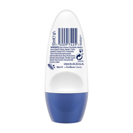Desodorizante Dove Roll-On 50 ml. Original.