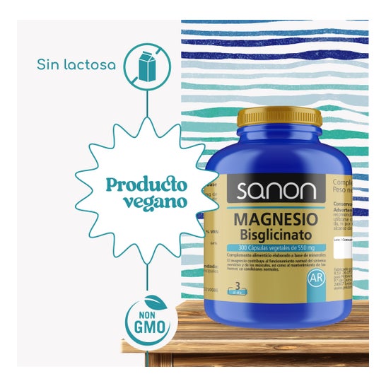 Bisglicinato de Magnésio Sanon 300 Cáps