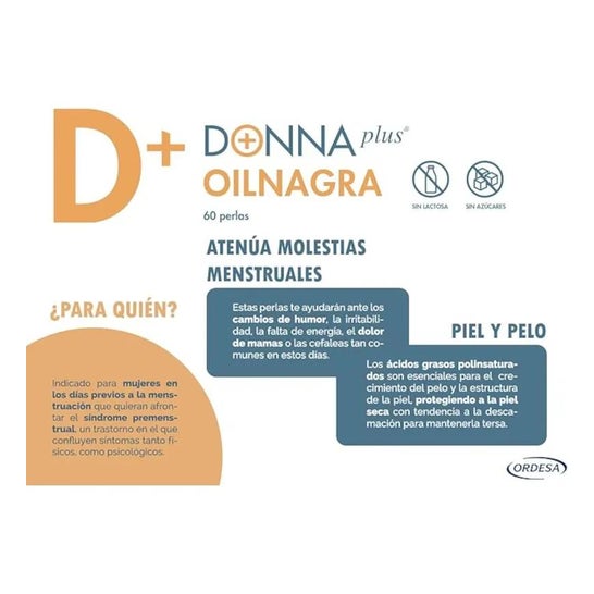 DonnaPlus + óleo de prímula 60 pérolas DonnaPlus + óleo de prímula 60 pérolas