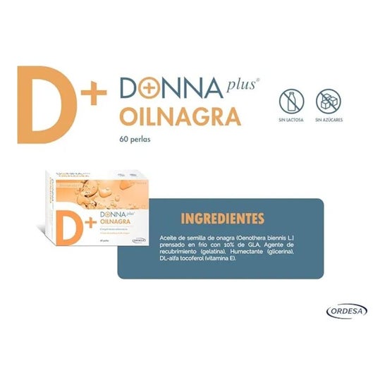 DonnaPlus + óleo de prímula 60 pérolas DonnaPlus + óleo de prímula 60 pérolas