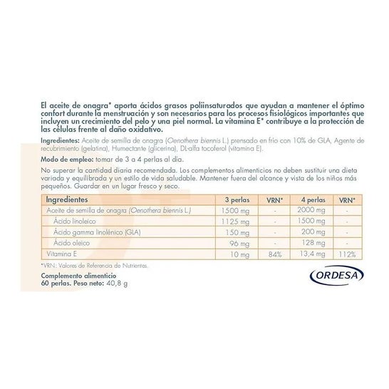 DonnaPlus + óleo de prímula 60 pérolas DonnaPlus + óleo de prímula 60 pérolas